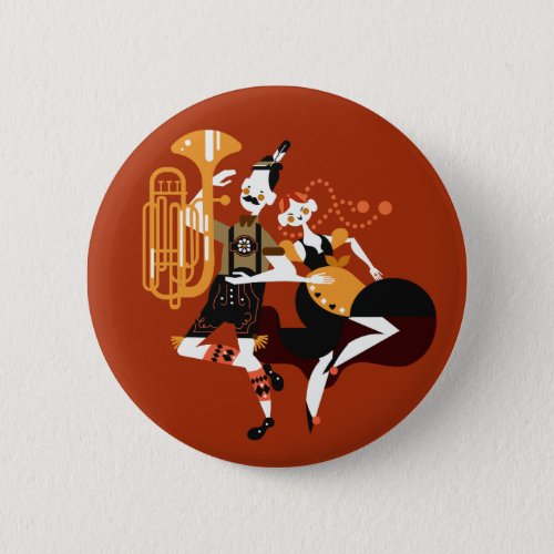 Oktoberfest Dancers button