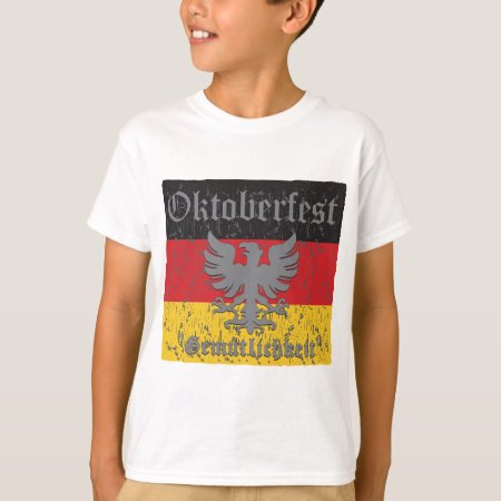 Oktoberfest Distressed Flag T-shirt