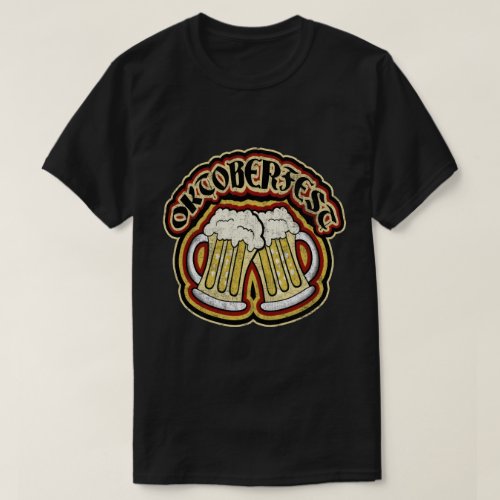 Oktoberfest Distressed T-Shirt - Oktoberfest distressed grunge style. Prost!