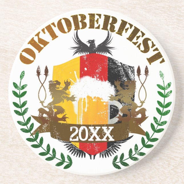 Oktoberfest Drink Coaster (Front)