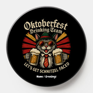 Oktoberfest Drinking Team Lets Get Schnitzel Faced PopSocket