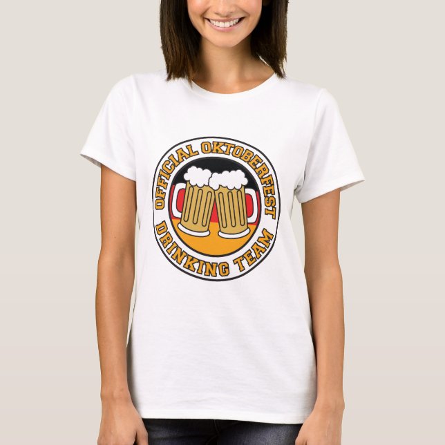 Oktoberfest Drinking Team T-Shirt (Front)