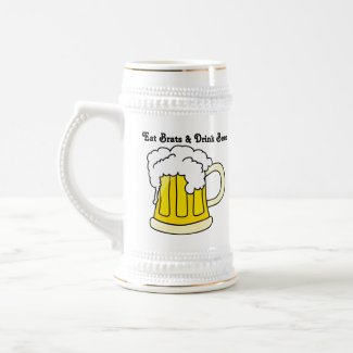 Oktoberfest Eat Brats & Drink Beer 1 mug