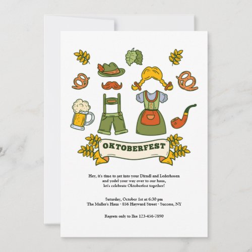 Oktoberfest Elements Invitation