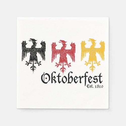 Oktoberfest Est 1810 Paper Napkins Set
