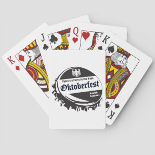 Oktoberfest Fest Bottle Cap Poker Cards