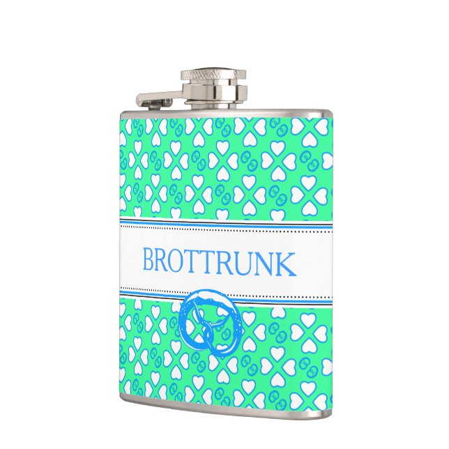 Oktoberfest Flachmann Flask (Left)