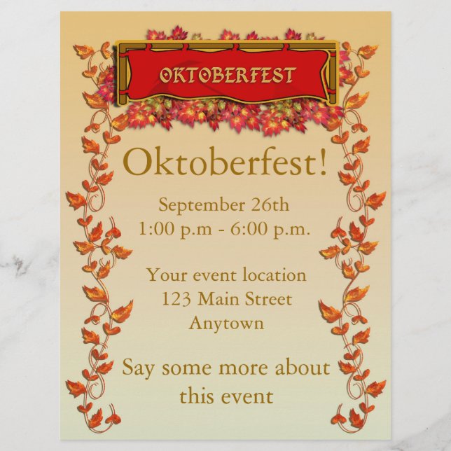 Oktoberfest Flyer (Front)