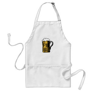 Oktoberfest Foamy Beer Mug Adult Apron