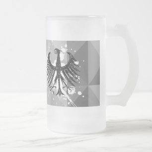 Oktoberfest Frosted Glass Beer Mug