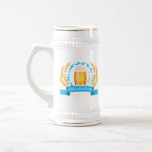 Oktoberfest Frothy Beer Mug (Left)