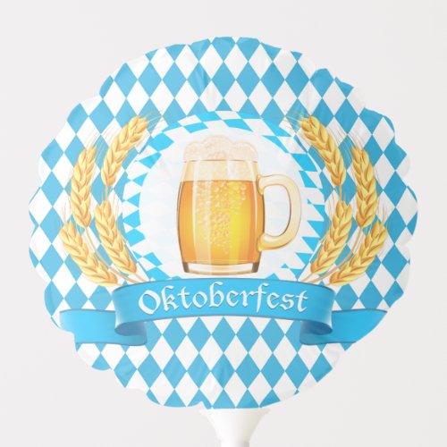 Oktoberfest Frothy Beer Mug Balloon