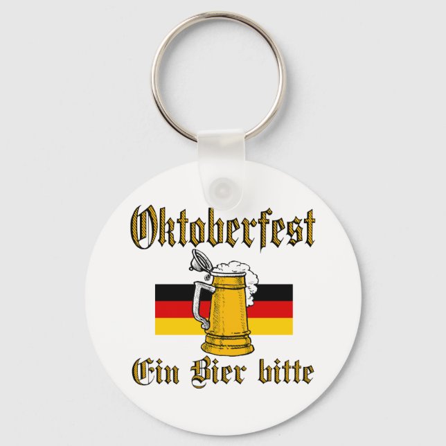 Oktoberfest Gear Keychain (Front)