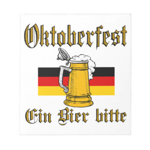 Oktoberfest Gear Notepad