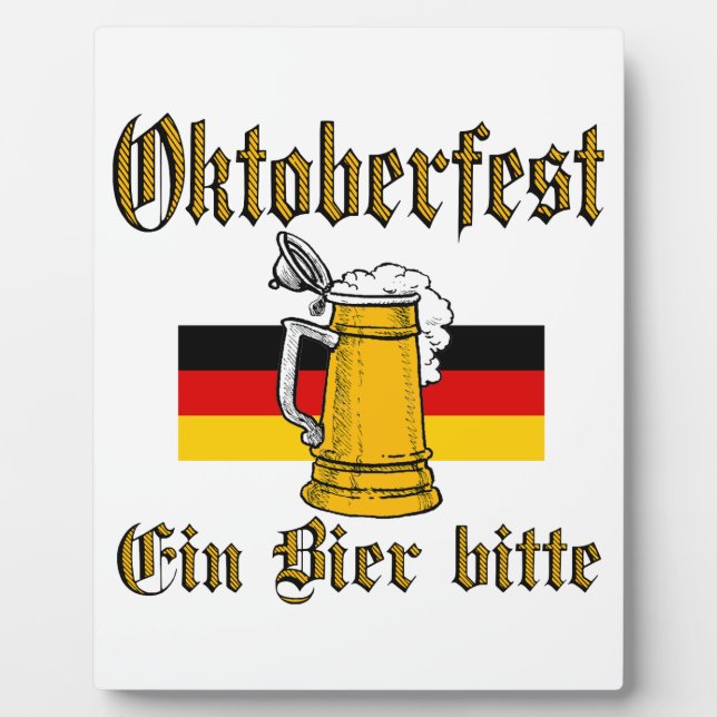 Oktoberfest Gear Plaque (Front)