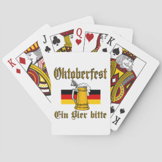 Oktoberfest Gear Poker Cards