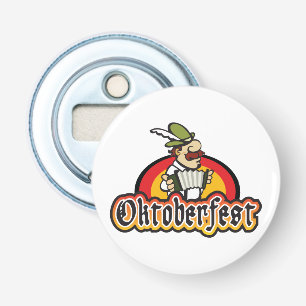 Oktoberfest German Accordion Player Bottle Opener