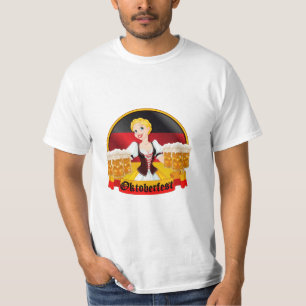 Oktoberfest German Bar Maid T-Shirt
