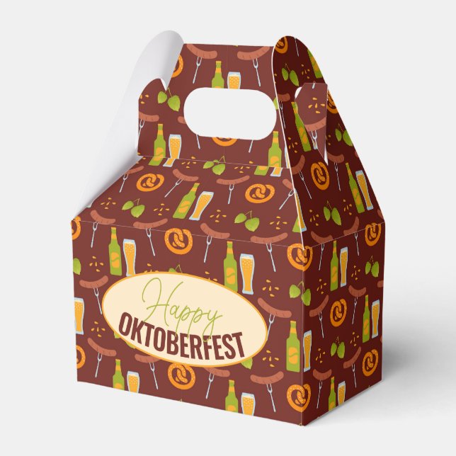 Oktoberfest German Beer Festival Favor Box (Front Side)