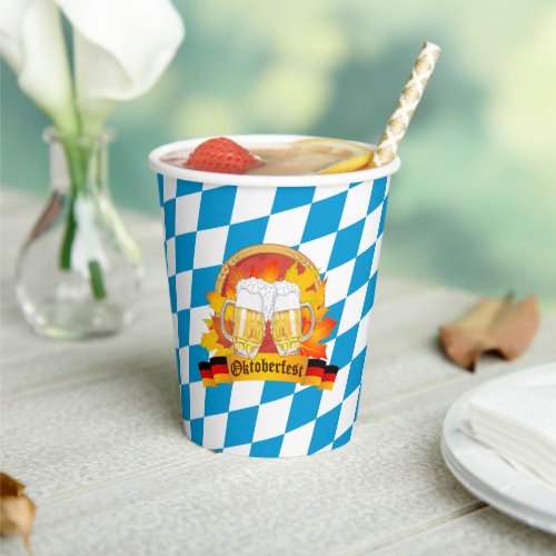 Oktoberfest German Beer Festival Paper Cups