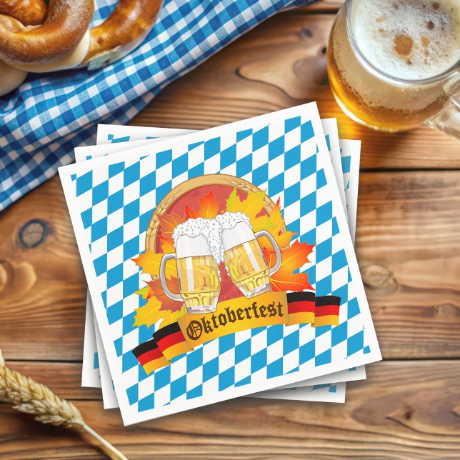 Oktoberfest German Beer Festival Paper Napkins (Creator Uploaded)