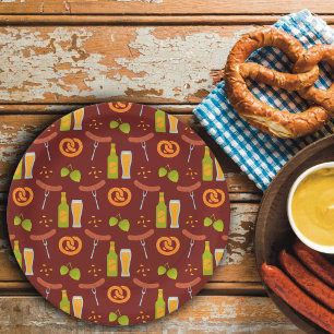 Oktoberfest German Beer Festival Paper Plates