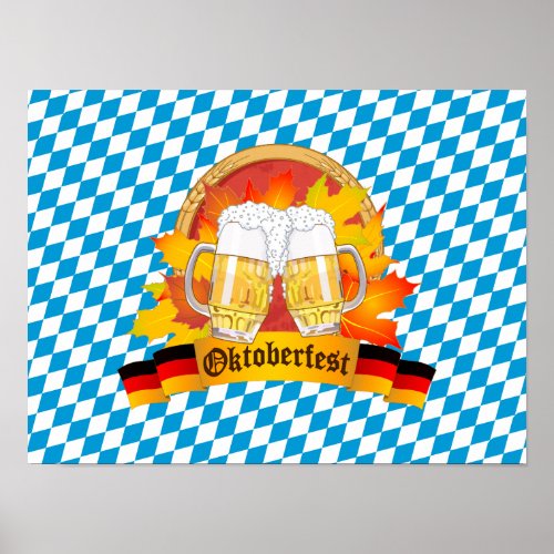 Oktoberfest German Beer Festival Poster
