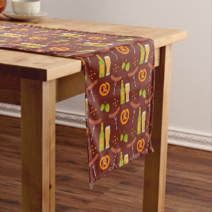 Oktoberfest German Beer Festival Short Table Runner
