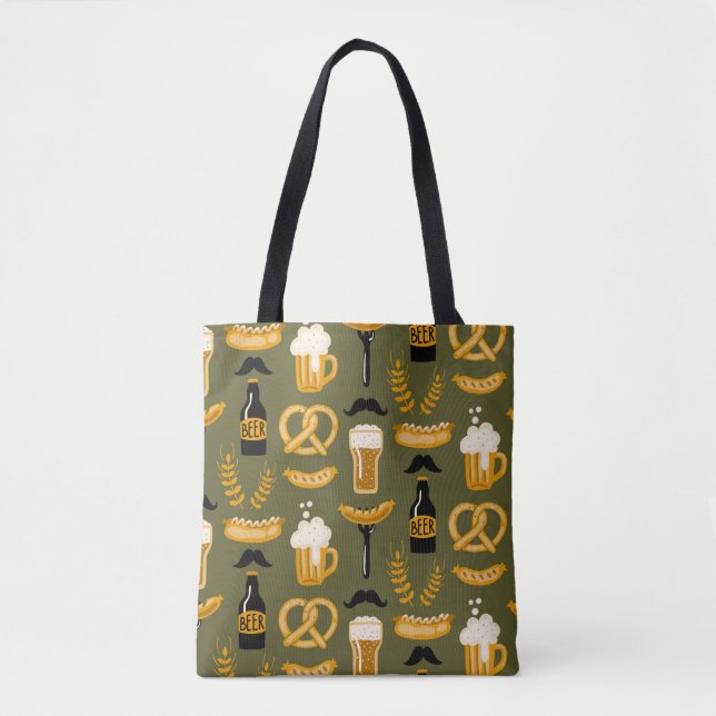 Oktoberfest German Beer Festival Tote Bag (Front)