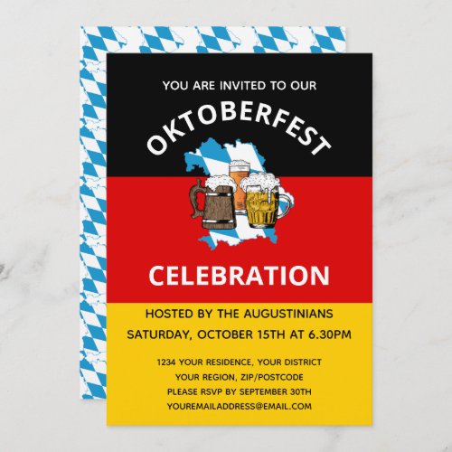 OKTOBERFEST German Beer Party Invitation