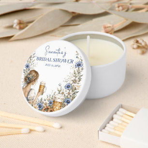 Oktoberfest German Beer Pretzel Bridal Shower Mini Candle Favors
