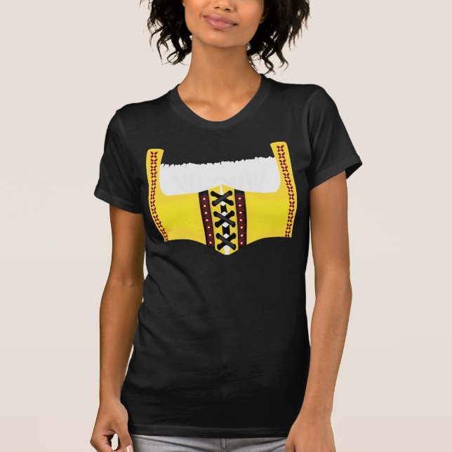 Oktoberfest German Corset Costume T-Shirt (Front)