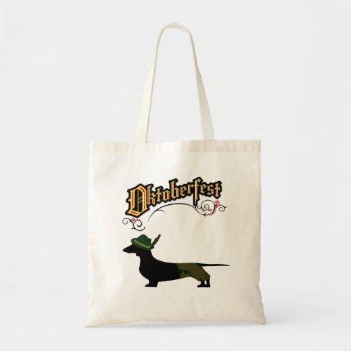 Oktoberfest German Dachshund Tote Bag