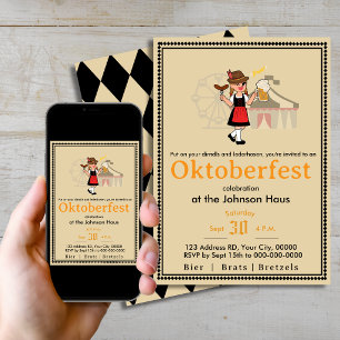 Oktoberfest German Fall Party Invitation