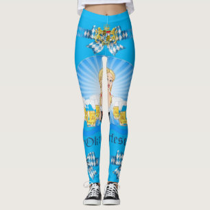 Oktoberfest / German-fest Bavarian Crest Leggings 