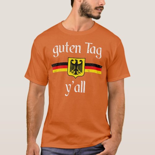 Oktoberfest German Flag Eagle Prost Guten Tag Yal T_Shirt