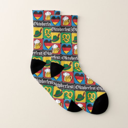 Oktoberfest German Icon Socks