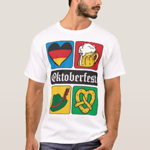 Oktoberfest German Icons T-Shirt
