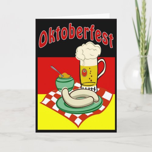 Oktoberfest Germany Card