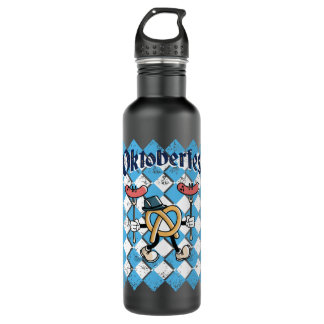 Oktoberfest Germany festival fun Long Sleeve Stainless Steel Water Bottle