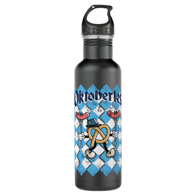 Oktoberfest Germany festival fun Long Sleeve  Stainless Steel Water Bottle (Front)