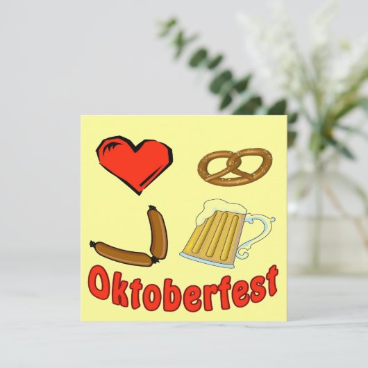 Oktoberfest Germany October Beer Deutschland (Standing Front)