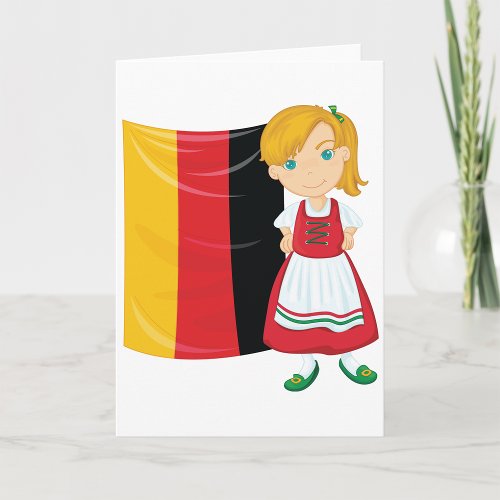 Oktoberfest Girl Greeting Cards