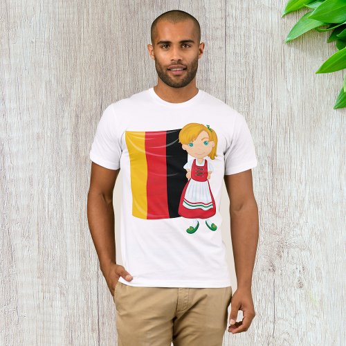 Oktoberfest Girl Mens T_Shirt