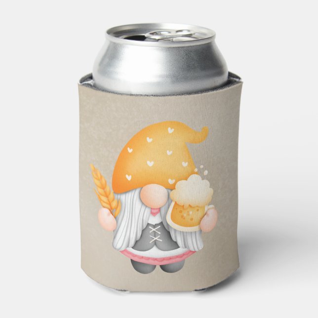 Oktoberfest Gnome Can Cooler (Can Front)