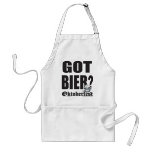 Oktoberfest Got Bier? Adult Apron