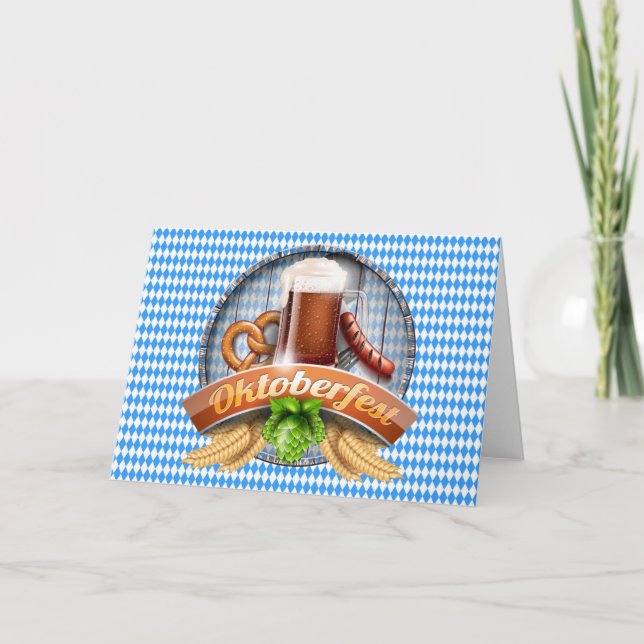 Oktoberfest Greeting Card (Front)