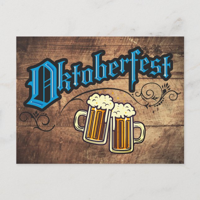 Oktoberfest Grüße Postcard (Front)