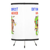 Oktoberfest Hangover Cat 16 Frog October Volksfest Tripod Lamp (Back)