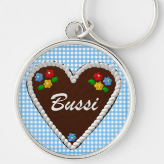 Oktoberfest Heart "Bussi" Keychain